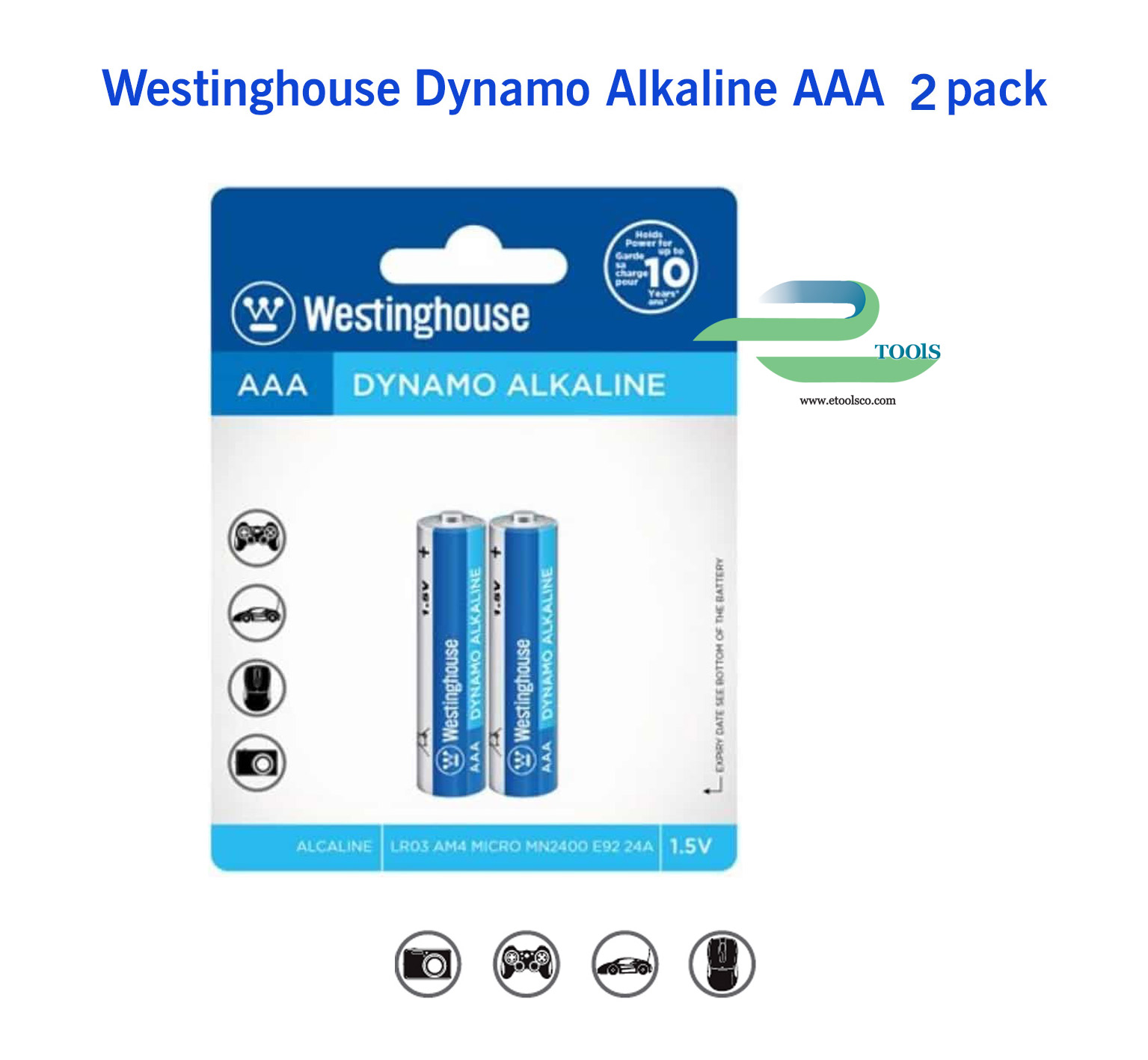 باطری نیم قلمی آلکالاین وستینگهاوس 2 عددی