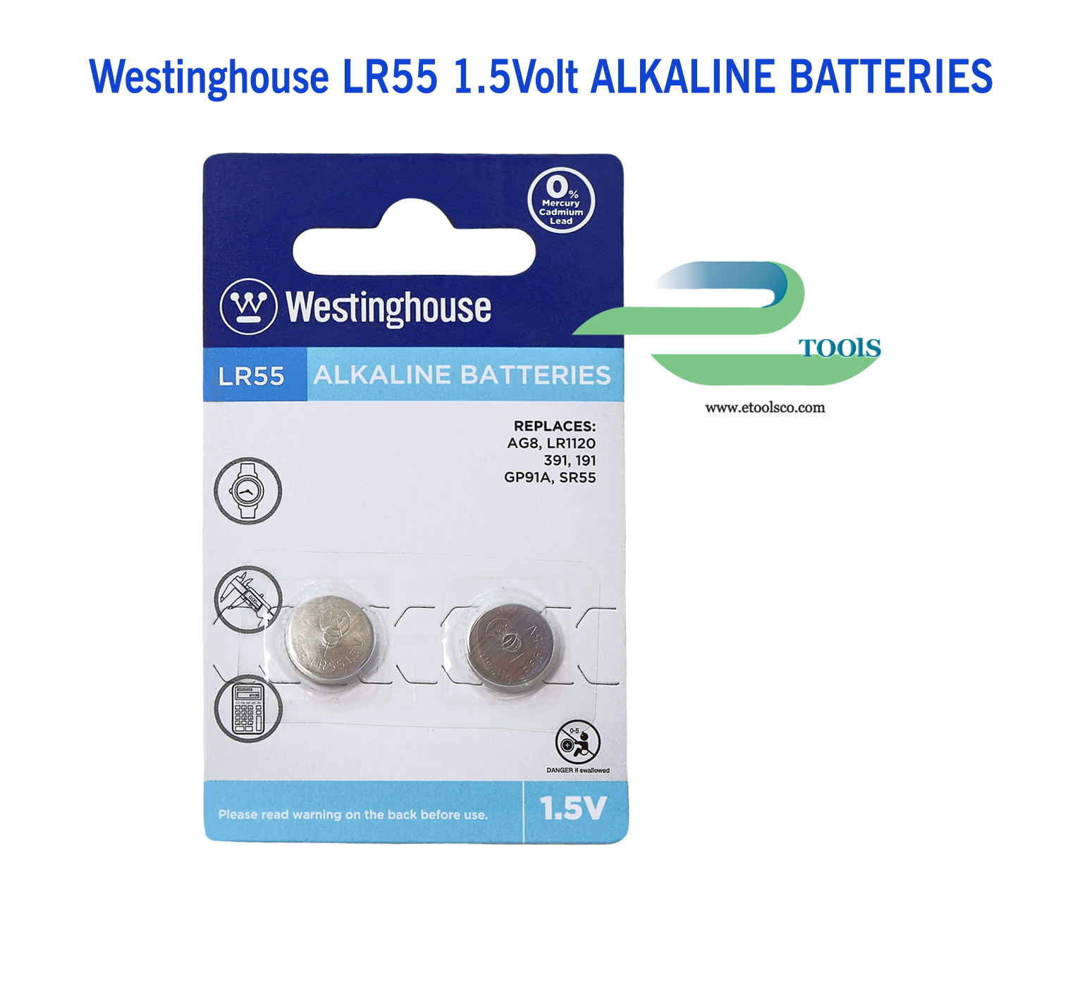 باطری سکه ای آلکالاین وستینگهاوس LR55