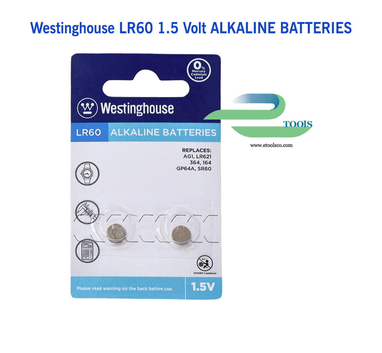 باطری سکه ای آلکالاین وستینگهاوس LR60