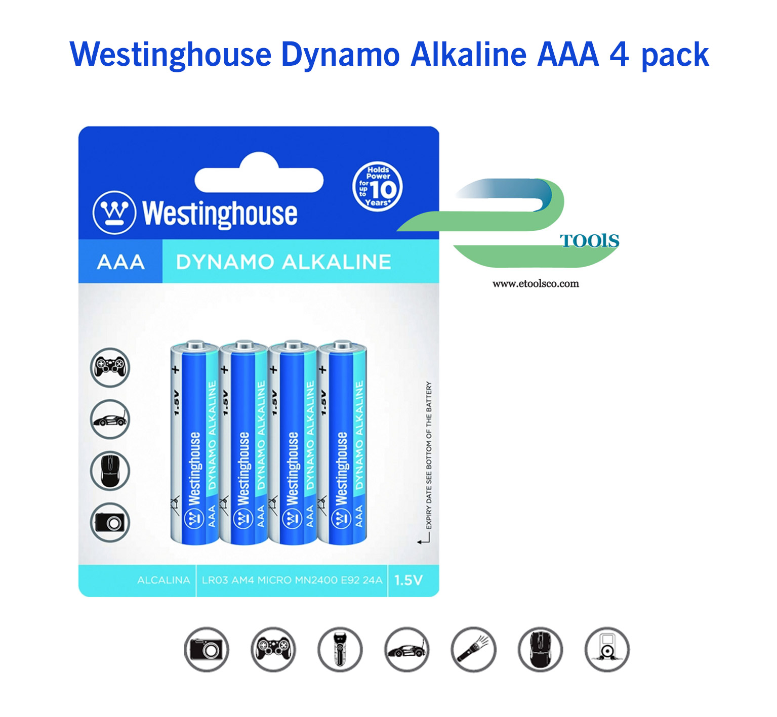 باطری نیم قلمی آلکالاین وستینگهاوس 4 عددی