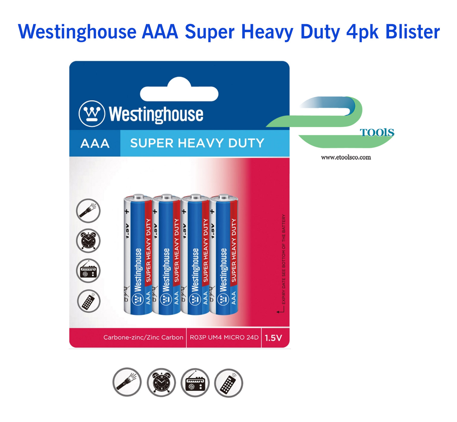 باطری نیم قلمی وستینگهاوس 4 عددی کارتی