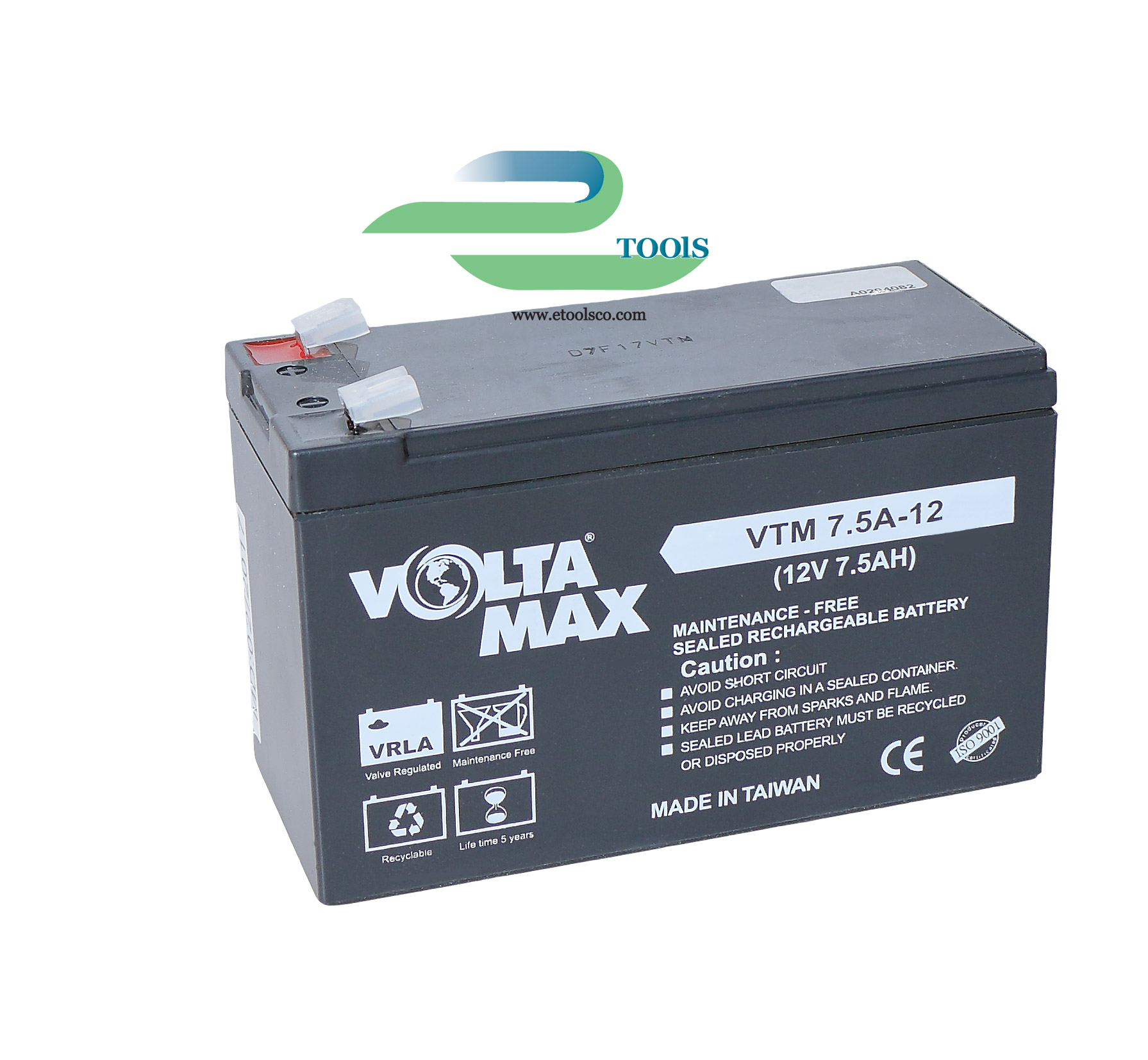 باطری ولتا مکس 12 ولت - 7.5 آمپر