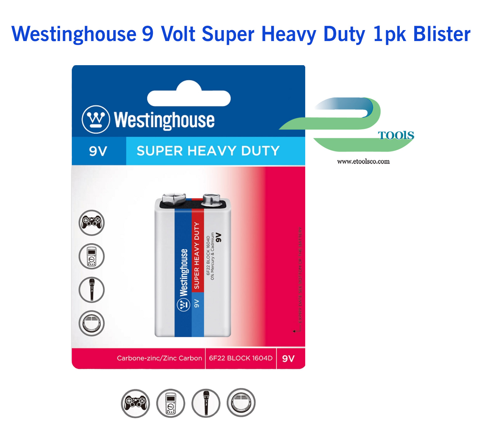 باطری کتابی وستینگهاوس 9 ولت